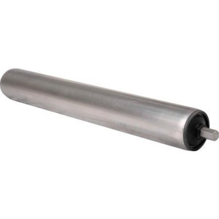 OMNI METALCRAFT 1.9" Dia. x 16 Ga. Stainless Steel Roller for 10" O.A.W. Omni Conveyors, ABEC Bearings 45250-10-GP